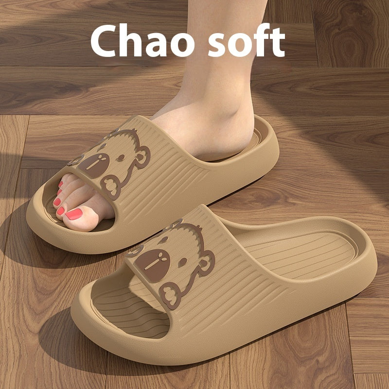 Funny Dog Face Non-Slip Summer Slippers – Various Colours