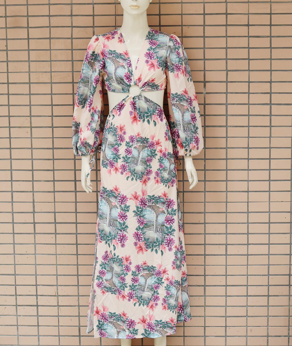 🌺 Island Muse Cut-Out Maxi Dress – Bold, Beautiful & Made for the Tropics 🌴💃