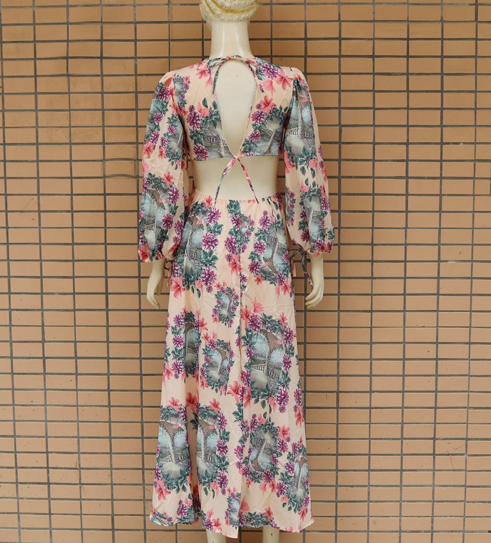 🌺 Island Muse Cut-Out Maxi Dress – Bold, Beautiful & Made for the Tropics 🌴💃