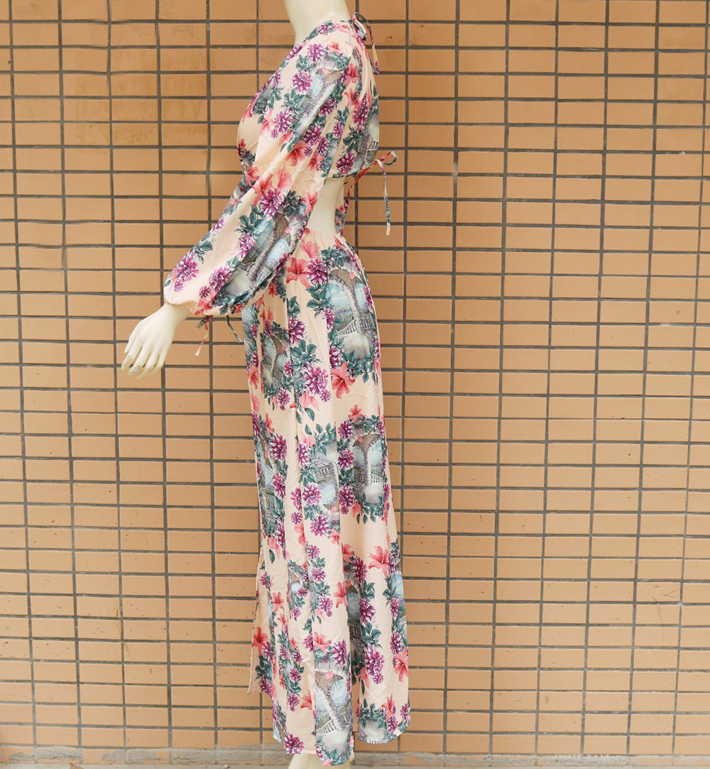 🌺 Island Muse Cut-Out Maxi Dress – Bold, Beautiful & Made for the Tropics 🌴💃