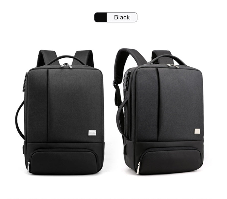 🎒 UrbanTech Multi-Compartment Laptop Backpack – Grey, Black & Blue Options