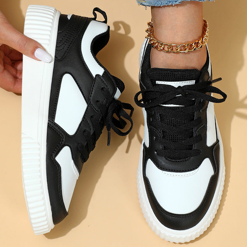 Vibrant Colour Block Platform Sneakers for Women – Bold Street Style Trainers in Various Colours  And here’s the updated description with that title in mind: