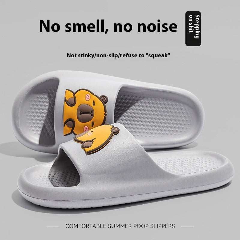 Funny Dog Face Non-Slip Summer Slippers – Various Colours