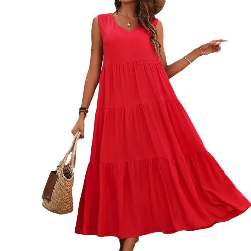 🖤 Title: “The Everyday Tiered Maxi Dress – Effortlessly Elegant in Every Colour” 🌞👗