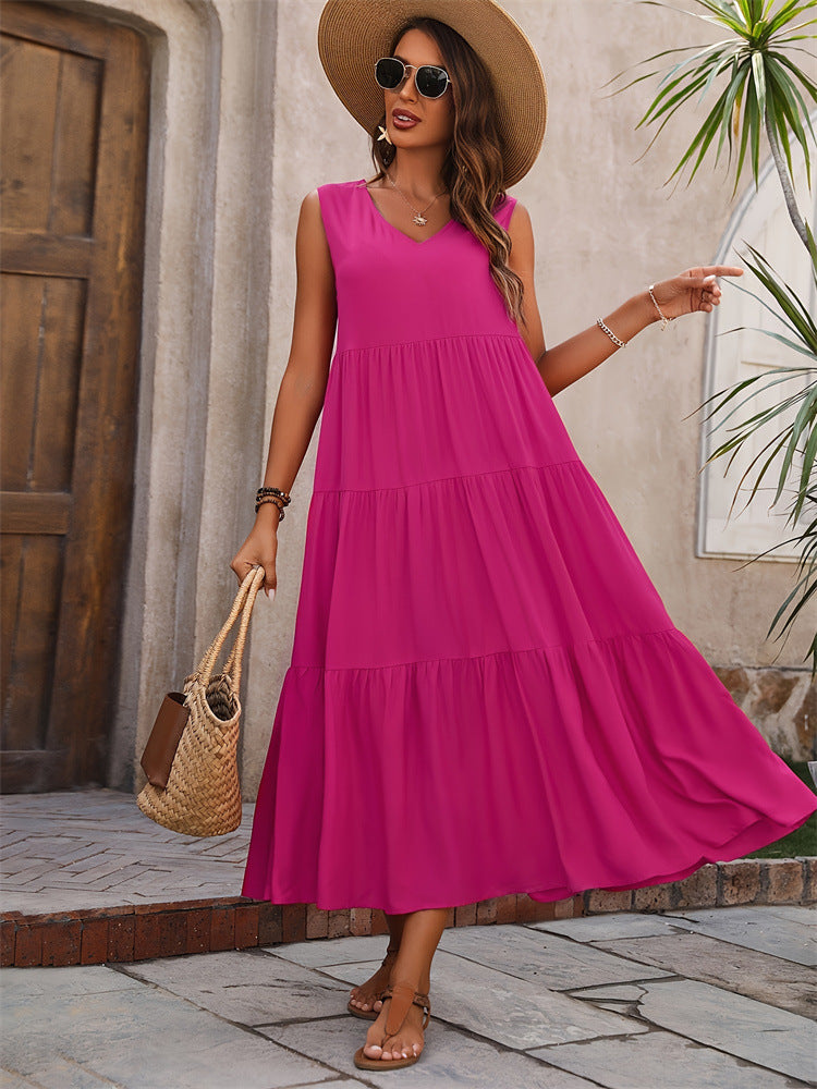 🖤 Title: “The Everyday Tiered Maxi Dress – Effortlessly Elegant in Every Colour” 🌞👗