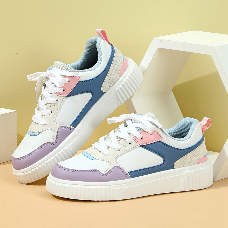 Vibrant Colour Block Platform Sneakers for Women – Bold Street Style Trainers in Various Colours  And here’s the updated description with that title in mind: